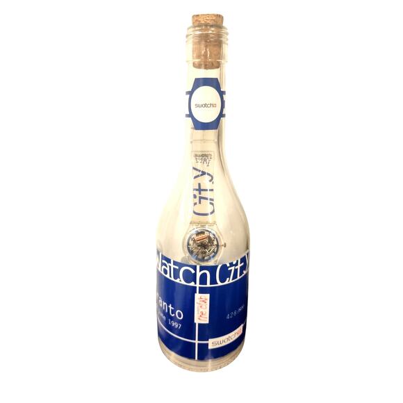 Swatch Access Watch City 1997 Otranto Bottle The Club Members Numbered Edition - Picture 1 of 12